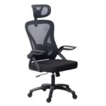 Cadeira Gamer Redragon Grendel Ergonômica Encosto Mesh Até 130Kg Pistão Classe 3 Suporte P/Lombar Preta - C216-B
