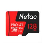 Cartão De Memória 128GB Netac P500 Extreme Pro Micro SDXC Classe U3 V30 A1 - NT02P500PRO-128G-S