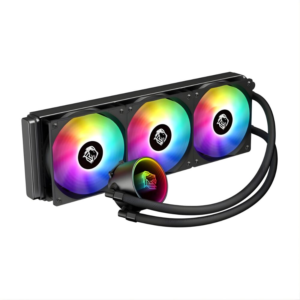 7350970a78ca43751f26dc29b37286d1.jpg Water Cooler Gamer Hayom Rainbow 360mm Intel/AMD - FC1316 - Imagem 1