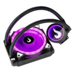 Water Cooler Gamer Rise Mode Black Rainbow 120mm Intel/AMD Preto - RM-WCB-01-RBW