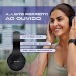 Fone De Ouvido Sem Fio Bluetooth Estéreo C/Rádio FM Entrada P/ Cartão Micro SD Starmega - ST-95 - Imagem 2