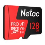 Cartão De Memória 128GB Netac P500 Extreme Pro Micro SDXC Classe U3 V30 A1 - NT02P500PRO-128G-S - Imagem 2