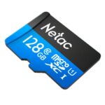Cartão De Memória 128GB Netac P500 Micro SDXC Classe 10-U1 Até 80mb/S Azul - NT02P500STN-128G-S - Imagem 2