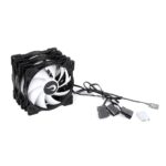 Kit 3 Fans Rise Mode X ARGB 120mm Preto - RM-XLD-01-ARGB - Imagem 6