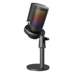 Microfone Gamer Fortrek MIC10 USB-C Cardioide Plug & Play Preto - MIC10