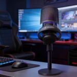 Microfone Gamer Fortrek MIC10 USB-C Cardioide Plug & Play Preto - MIC10 - Imagem 3