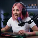Microfone Gamer Fortrek MIC10 USB-C Cardioide Plug & Play Preto - MIC10 - Imagem 5