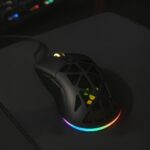 Mouse Gamer Fortrek Striker RGB  12800DPI 1000Hz Com Fio Preto - Imagem 5