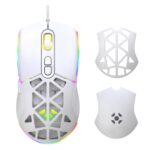 Mouse Gamer Fortrek Striker RGB 12800DPI 1000Hz Com Fio Branco - 85979 - Imagem 2