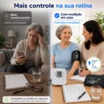 Monitor Pressão Arterial Braço Automático Com Braçadeira Voz em Português - Imagem 4
