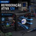 Cooler Microventilador Storm 2400 RPM 12V 120X120X25mm Preto - MVDC0004 - Imagem 3