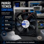 Cooler Microventilador Storm 2400 RPM 12V 120X120X25mm Preto - MVDC0004 - Imagem 7