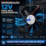 Cooler Microventilador Storm 2400 RPM 12V 120X120X25mm Preto - MVDC0004 - Imagem 9