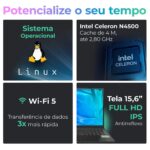 Notebook Positivo Vision C15M 8GB 128GB 15.6" FHD C/ Mini Tela W11 - Imagem 9