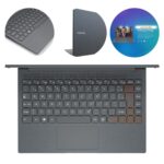 Notebook Positivo Vision C14 Lumina BA Tela 14.1" Celeron 8GB 128GB eMMC Linux Cinza - C8128AI-14 - Imagem 2