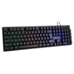 Teclado Gamer Kalkan Hati Membrana Rainbow USB Preto - KLK00012 - Imagem 2