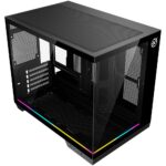 Gabinete Kalkan Saga Aquário Compacto S/Fan S/Fonte RGB Micro ATX USB 3.0 Preto - KLK00044 - Imagem 4
