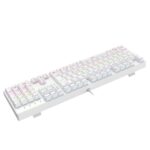 Teclado Gamer T-Dagger Rebel Mecânico Rainbow Switch Marrom USB Branco  - T-TGK328W-BR - Imagem 3