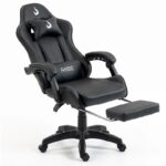 Cadeira Gamer Rise Mode X06 Até 120Kg Ângulo Ajustável Apoio Para Pés Preto - RM-CG-X06-BK - Imagem 4