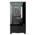 Gabinete Gamer Rise Mode Prisma Glass 01 S/Fan S/Fonte MidTower M-ATX Vidro Temperado Preto - RM-CA-PRS-01-FB - Imagem 2