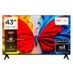Smart TV TCL 43” 43S5K QLED Full HD Google TV Wi-Fi