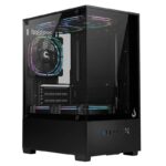 Gabinete Gamer Rise Mode Prisma Glass 01 S/Fan S/Fonte MidTower M-ATX Vidro Temperado Preto - RM-CA-PRS-01-FB