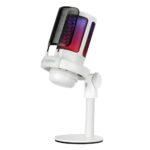Microfone Gamer Fortrek MIC10 USB-C Cardioide Plug & Play Branco - MIC10
