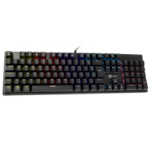 Teclado Gamer Kalkan Loki Mecânico Rainbow Switch Marrom USB Preto - KLK00013