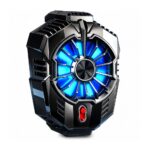 Cooler Para Celular Smartphone Exbom X20 Led Azul Dupla Velocidade Preto