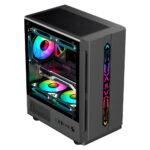 Gabinete Gamer Hayom S/ Fans Micro ATX ITX Preto - GB1726 - Imagem 2