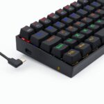 Teclado Mecânico Redragon Lakshmi  Rainbow USB Switch Black - K606R - Imagem 6