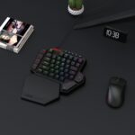 Teclado Gamer Redragon Diti One Hand RGB Switche UltraMag Magnético Preto - K585RGB-M - Imagem 9