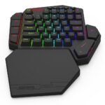 Teclado Gamer Redragon Diti One Hand RGB Switche UltraMag Magnético Preto - K585RGB-M - Imagem 4