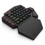 Teclado Gamer Redragon Diti One Hand RGB Switche UltraMag Magnético Preto - K585RGB-M - Imagem 6
