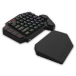 Teclado Gamer Redragon Diti One Hand RGB Switche UltraMag Magnético Preto - K585RGB-M - Imagem 8
