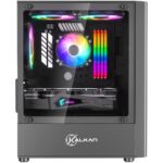 Gabinete Gamer Kalkan Vesir Flow S/Fan S/Fonte Micro-ATX Painel Frontal Mesh USB 3.0 Preto - KLK00082 - Imagem 2