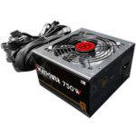 Fonte Gamer Kalkan Maxpower 750W ATX 80 Plus Bronze Cabos Flat Preto - Imagem 2