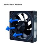 Cooler Fan Nordwind Reverse PWM ARGB 120mm Round5 Black - Imagem 5