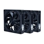 Kit 3 Fans Nordwind Round5 Forward PWM ARGB 120mm Black - Imagem 4