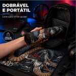 Mousepad Gamer Exbom Dragão Extragrande 70x35cm Antiderrapante Dobrável - MP-7035C51 - Imagem 7