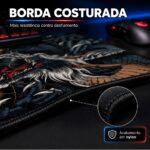 Mousepad Gamer Exbom Dragão Extragrande 70x35cm Antiderrapante Dobrável - MP-7035C51 - Imagem 6