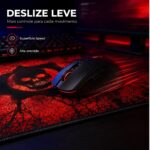 Mousepad Gamer Exbom Caveira Extragrande 70x35cm Antiderrapante Dobrável - MP-7035C32 - Imagem 5