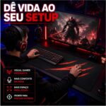 Mousepad Gamer Exbom Monstro Speed 70X35cm Preto - MP-7035C42 - Imagem 6