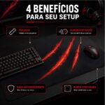 Mousepad Gamer Exbom Monstro Speed 70X35cm Preto - MP-7035C42 - Imagem 3
