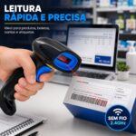Leitor De Código De Barras Exbom Sem Fio 2.4GHZ USB - LCD-S600A - Imagem 4