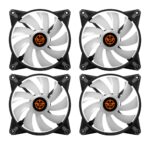 Kit 4 Fans TGT Humber ARGB 4x120mm Com Controladora Preto - TGT-HR4-BK01 - Imagem 3