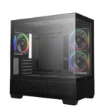 Gabinete Gamer Deepcool CG380 3 Fans S/Fonte Micro-ATX Gen2 ARGB Vidro Temperado Preto - R-CG380 - Imagem 2