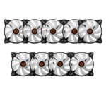 Kit 9 Fans TGT Humber ARGB 9x120mm Com Controladora Preto - TGT-HR9-BK01 - Imagem 3