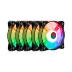 Kit 5 Fans TGT Humber ARGB 5x120mm Com Controladora Preto - TGT-HR5-BK01 - Imagem 2