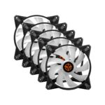 Kit 5 Fans TGT Humber ARGB 5x120mm Com Controladora Preto - TGT-HR5-BK01 - Imagem 3